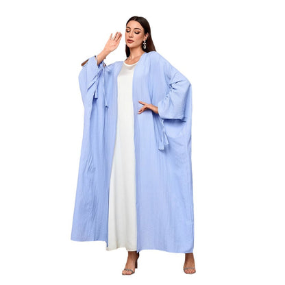 Middle East Women's Fashion New Cardigan Robe Dubai Saudi Arabia Muslim Dress Long - Mixbatch