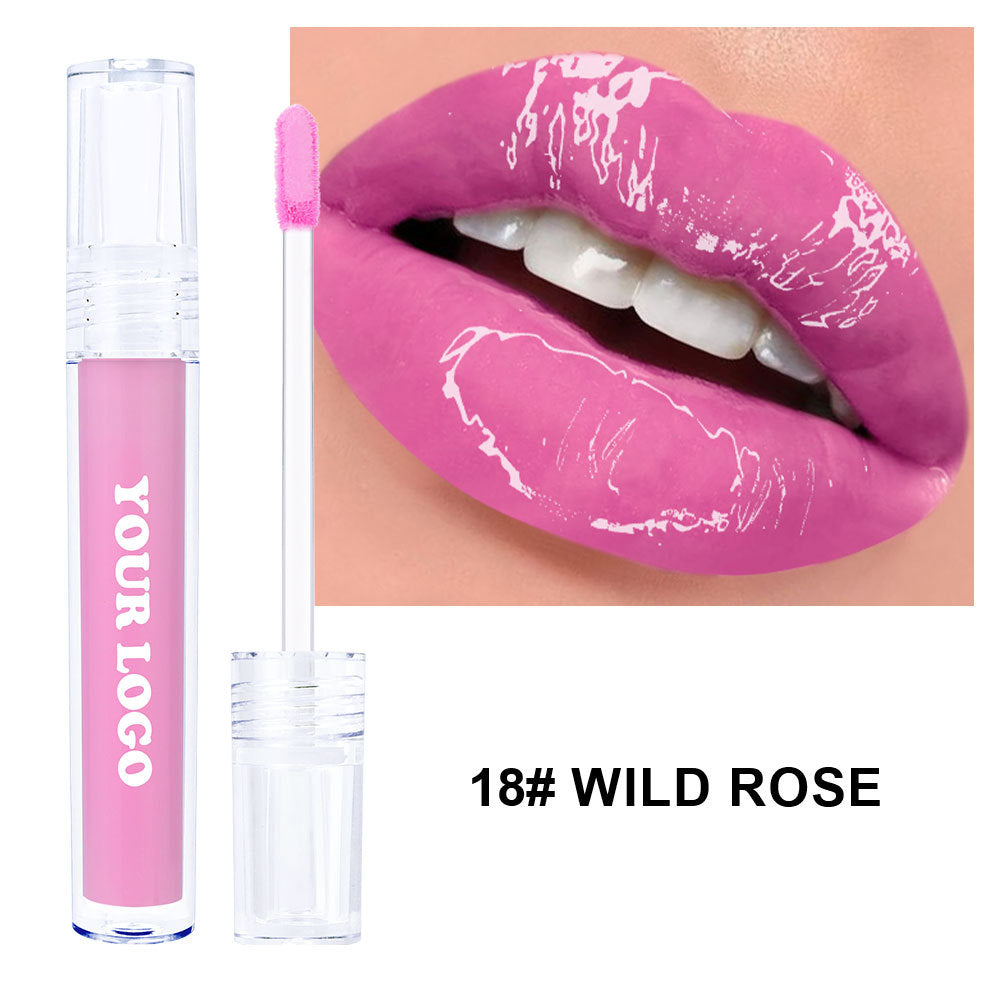 A mirror water gloss lip gloss lip glaze —— Customizable logo MOQ 100 pieces