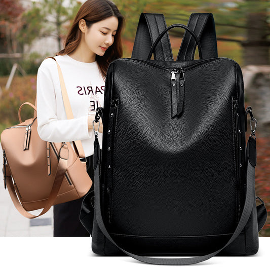 A new fashionable versatile student schoolbag large capacity outdoor backpack outdoor travel bag
