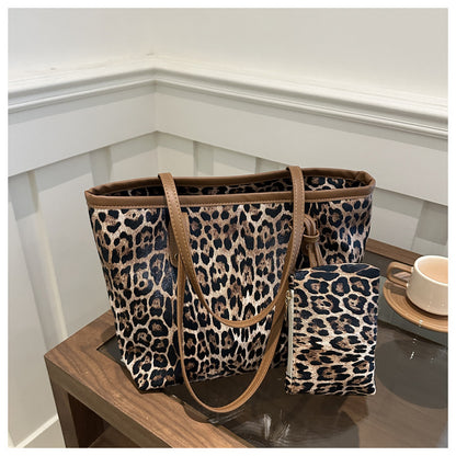 A new soft-faced casual child and mother shoulder tote bag in autumn and winter - Mixbatch