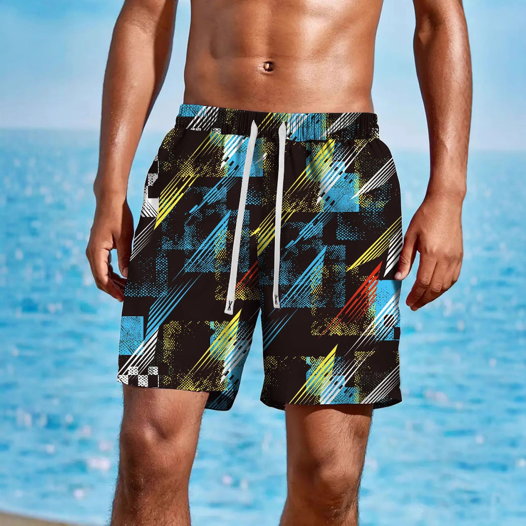 A men's loose beach pants
