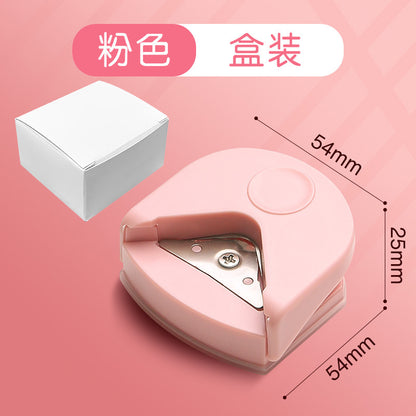 A fillet R4 chamfer paper cardboard photo fillet plastic sealing film fillet card right angle sharp corner cutter