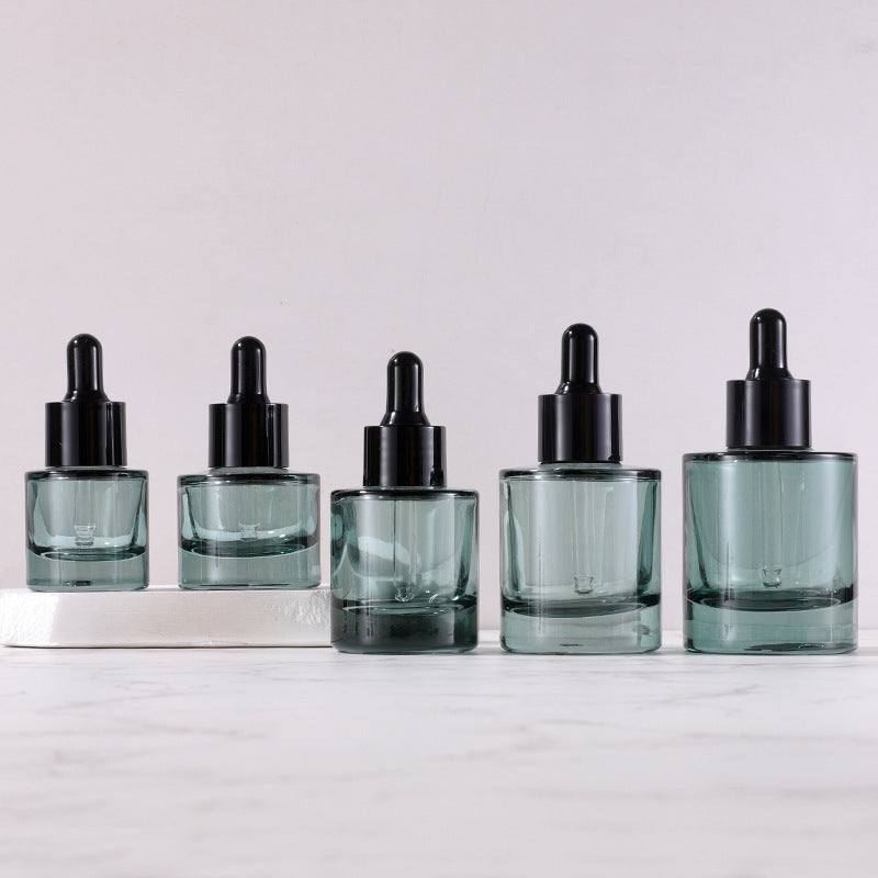 A dark green dark dropper bottle essential oil essence DIY high-end sub-packaging empty bottle - Mixbatch