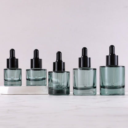A dark green dark dropper bottle essential oil essence DIY high-end sub-packaging empty bottle - Mixbatch
