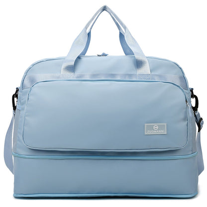A expandable capacity storage bag