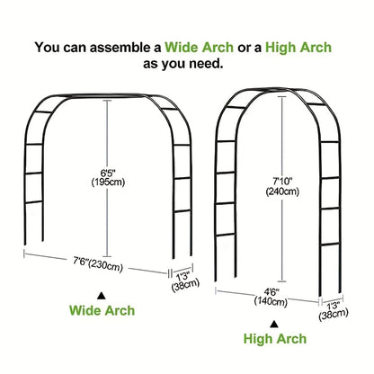 A Arch flower stand arc bracket