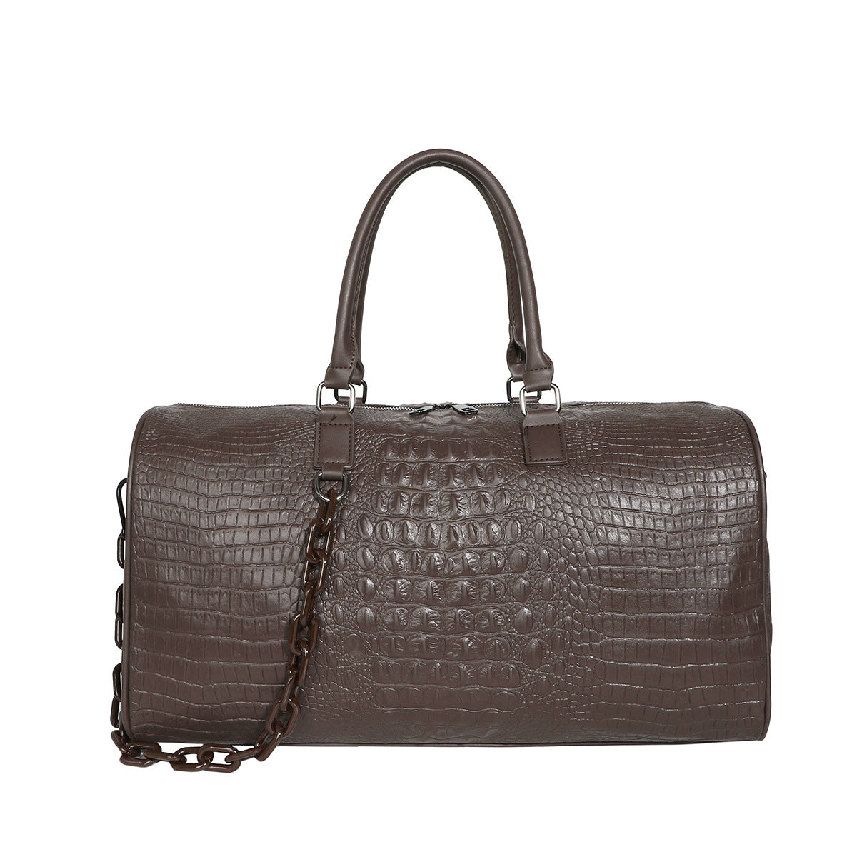 A short-distance travel bag large-capacity soft leather anti-splashing fitness bag overnight bag new lightweight cross-border weekend bag trendy girl