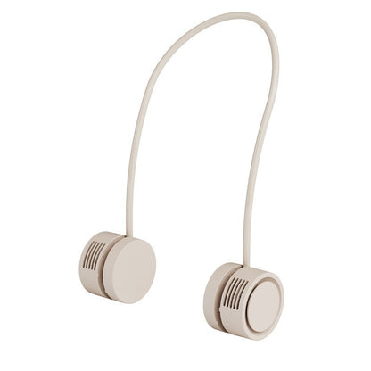 A hanging neck fan usb charging