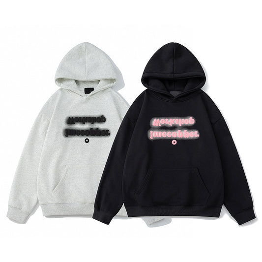 A hooded sweater
