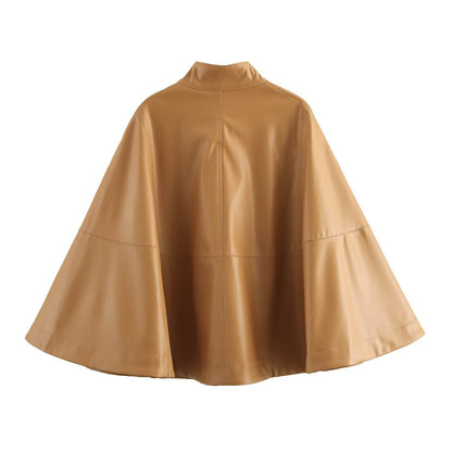 A women's leather jacket