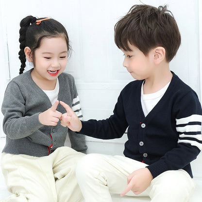 A children's knitted jacket