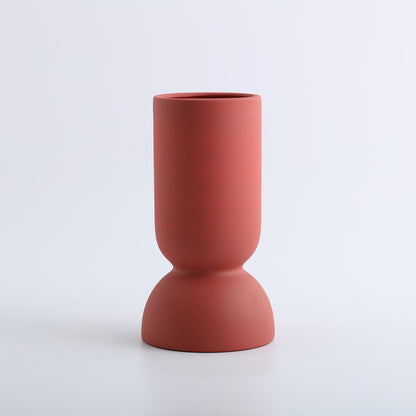 A ceramic vase decorative ornament