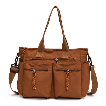A nylon shoulder bag