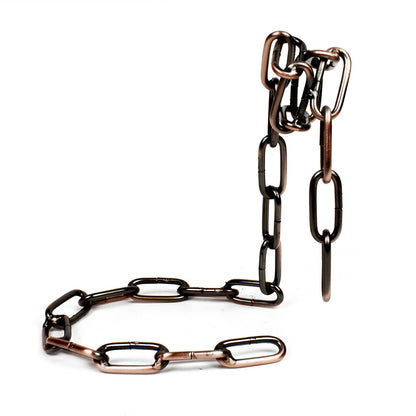 A magical suspended iron chain wine rack metal chain handicrafts personalized creative hotel bar ornament