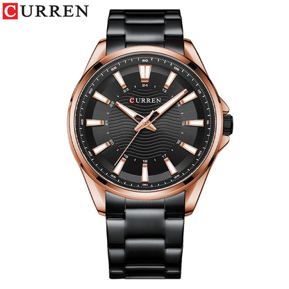 A business steel belt men's watch, quartz watch foreign trade watch 8424