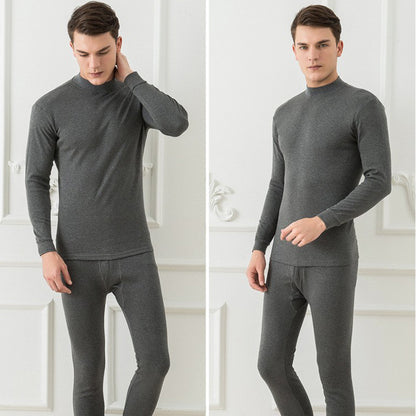 A winter men's cotton thermal underwear