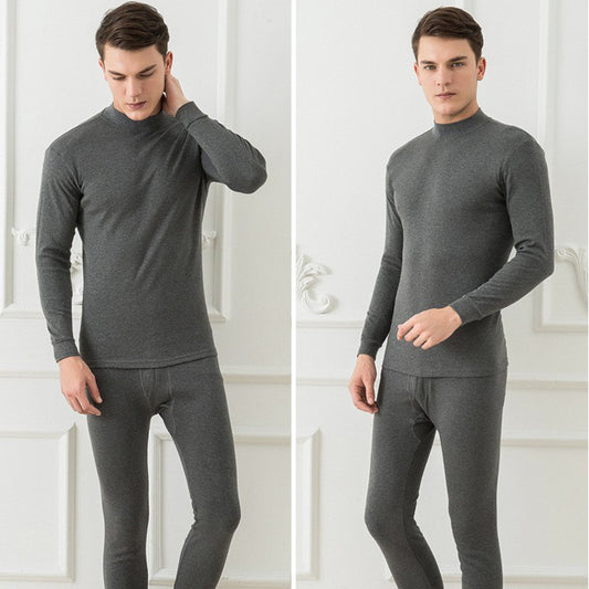 A winter men's cotton thermal underwear