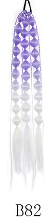 A [Children's New Products] Girls twist ponytail lantern bubbles, stage drama New Chinese ponytail Internet celebrity braids - Mixbatch