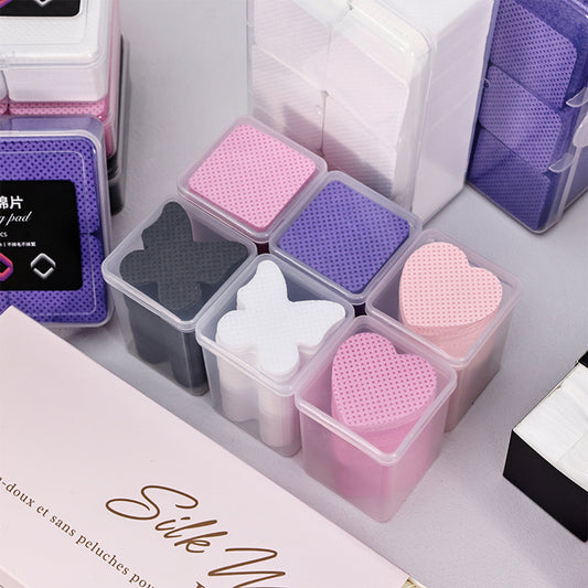 A 1/2 water-saving nail cotton sheets, nail washing cotton, non-dropping flocculent cotton sheets, cross-border nail towels, cleaning cotton sheets - Mixbatch