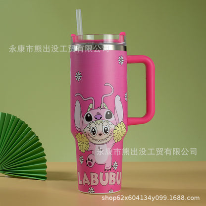 A 304 stainless steel straw cup
