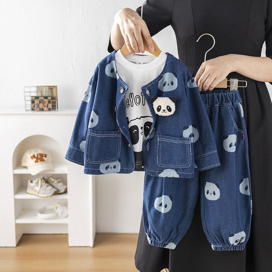 A children's denim set