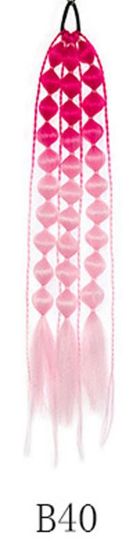 A [Children's New Products] Girls twist ponytail lantern bubbles, stage drama New Chinese ponytail Internet celebrity braids - Mixbatch