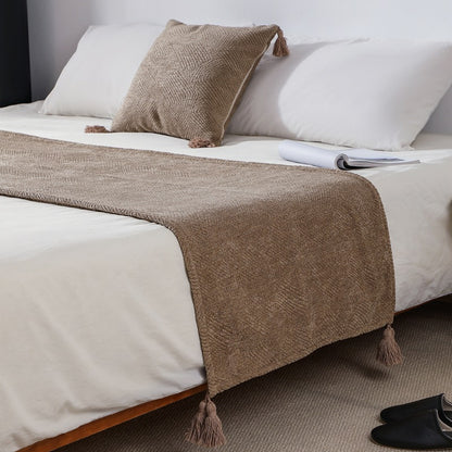 A bed flag cover blanket pillow