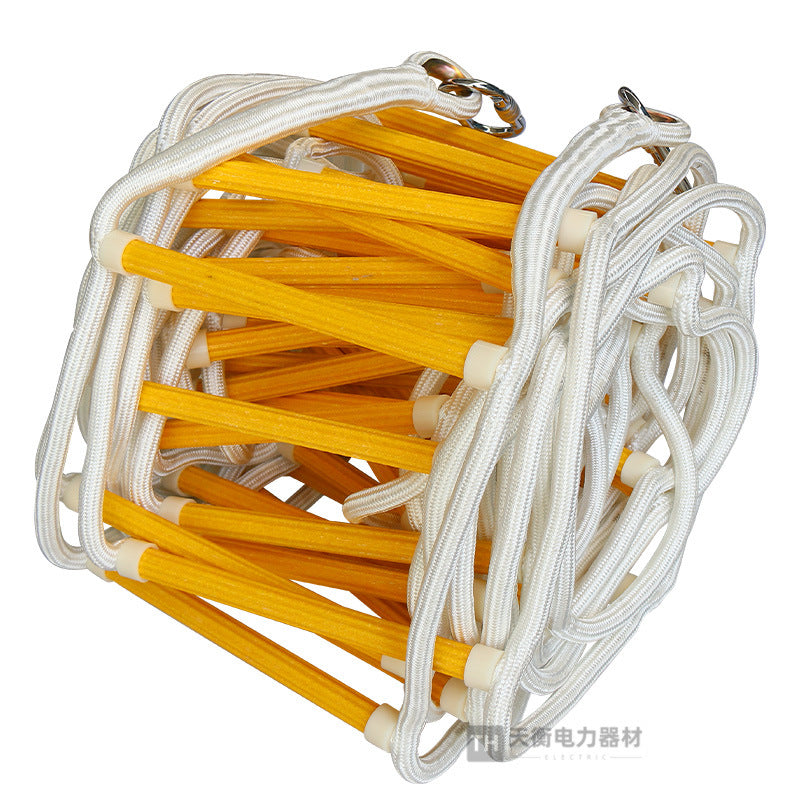 A Soft Ladder Rope Ladder Fire Escape Soft Ladder Training Soft Ladder Climbing Ladder Lifesaving Soft Ladder Engineering Wire Rope Soft Ladder