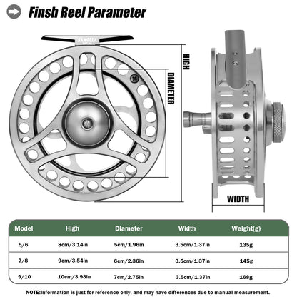 A Metal Fishing Reel for Freshwater & Saltwater Fishing