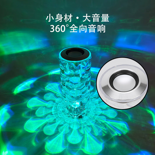 A Bluetooth audio crystal desk lamp