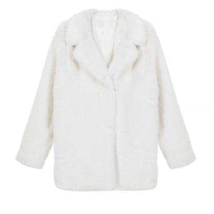 A faux fur jacket