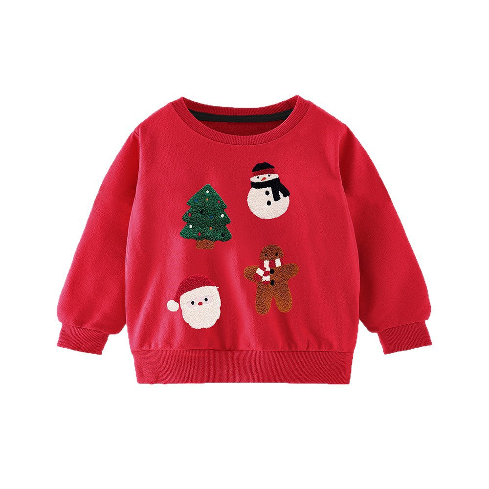 A children's long-sleeved sweater