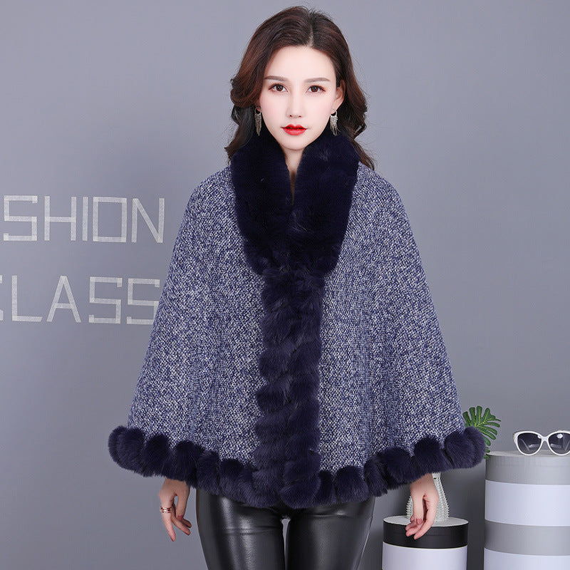 A faux fur jacket