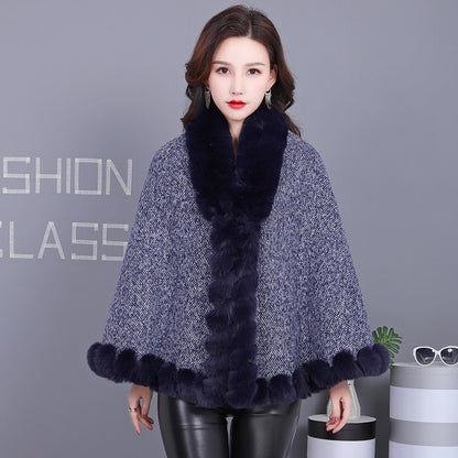 A faux fur jacket