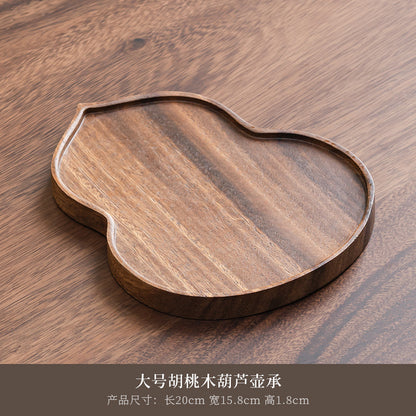 A walnut solid wood tray snack tray