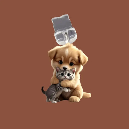 A cute puppy acrylic mobile phone dust plug is suitable for Apple mobile phone charging interface and Type-c interface
