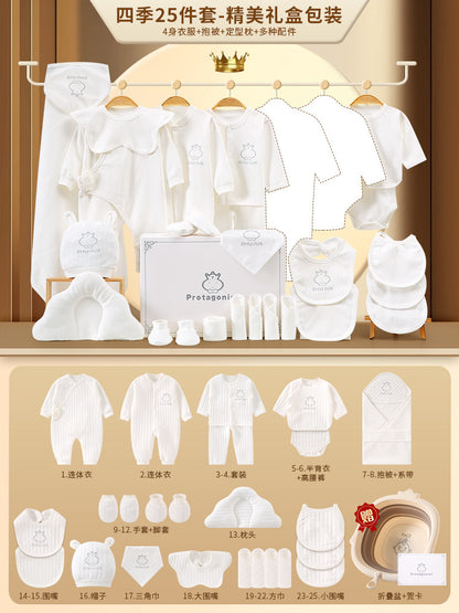A10 Baby gift box, newborn baby clothes set, autumn and winter, gifts, high-end newborn full moon gifts, baby products - Mixbatch