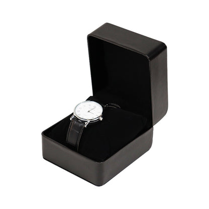 A Spot rounded corner flip pu leather watch box, jewelry packaging box, bracelet box, watch jewelry storage box, jewelry box. - Mixbatch