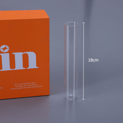 A test tube vase small ornament living room light luxury high-grade glass flower stand flower hydroponic flower arrangement test tube vase does not contain flowers