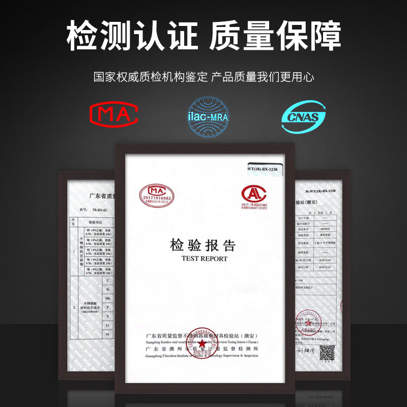 وعاء هرس الثوم اليدوي المصنوع من الفولاذ المقاوم للصدأ 304، مناسب للاستخدام المنزلي. 