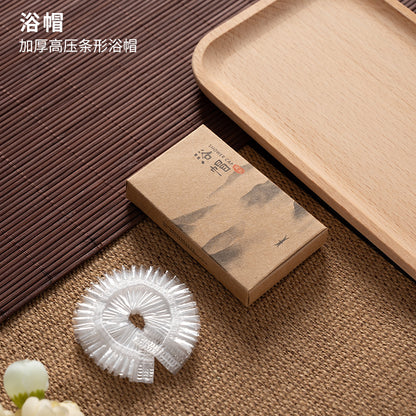 Hotel B & B Disposable Toothbrush Toothpaste Kraft Paper Set Disposable Comb Razor Soap Wash Wholesale
