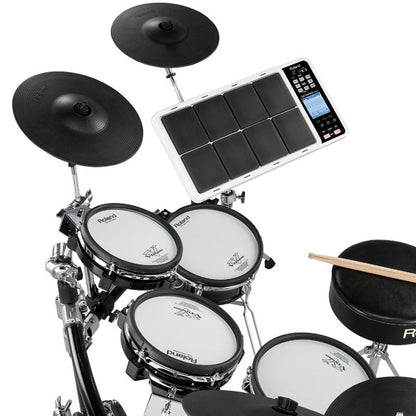 A Roland SPD-30 electronic drum pad, percussion sampler