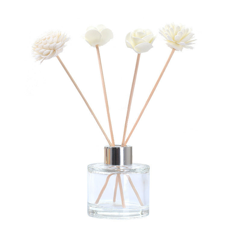 A Aromatherapy bottle square round 100ml rattan fireless aromatherapy volatile bottle perfume glass bottle