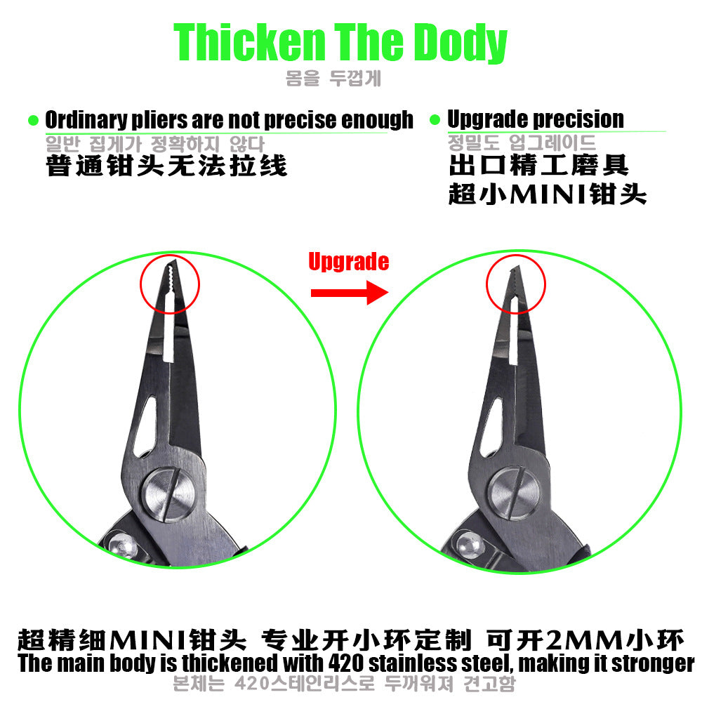 A Mini Fishing Pliers – Stainless Steel Head with Key Ring