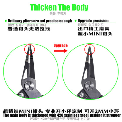 A Mini Fishing Pliers – Stainless Steel Head with Key Ring