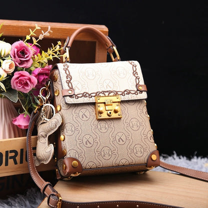 A high-end niche lock portable box bag