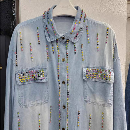A denim shirt