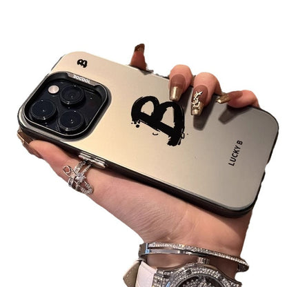 A letter printed mobile phone protective case