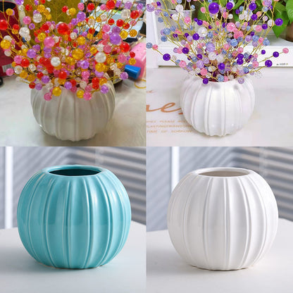 زينة مزهرية خزفية