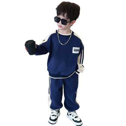 A children's long-sleeved suit